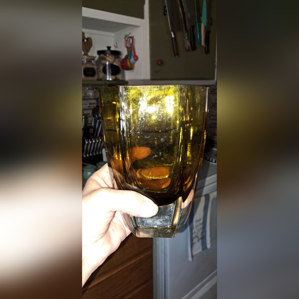 Sommerso Murano vase